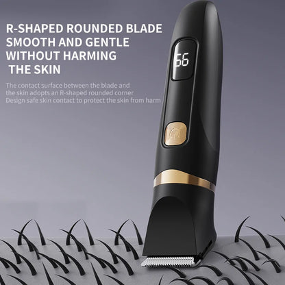 Men's three in one multifunctional hair clipper, eyebrow trimmer, private area beard and nose hair trimmer, Type-C USB charging,