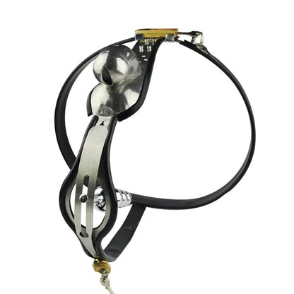 Male Chastity Device Waist Belt Stainless Steel Cock Cage Anal Butt Plug Penis Bondage Kit Erotic Urethral Lock Sex Toys for Men