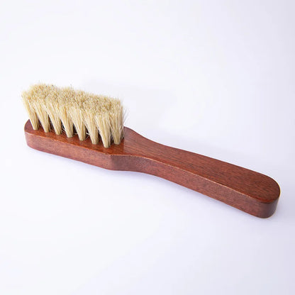 Soft Bristle Horse Hair Shoe Brush for Polishing Shoe Oil Cleaning Brush for Leather Shoes Cleaning Tools