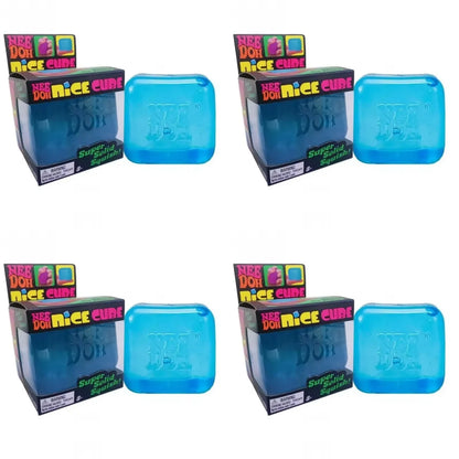 .Trending Nee Doh Jellyfish & Cube Squish Toy, Soft Jelly Squeeze Stress Relief Fidget Toy, Sensory NeeDoh for Kids & Adults