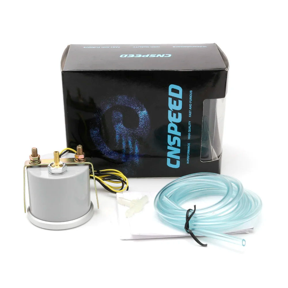 CNSPEED 2 "52mm Turbo Boost Gauge -1-2 Bar Car Smoke Len With Adjustable Auto Turbo Boost Controller Kit 1-30 PSI