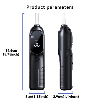 Alcohol Tester with Intelligent Sensor, Portable Breathalyzer for Driver with 4 BAC Units Adjustable ( Not Battery Included)