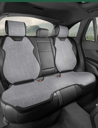 Universal Linen Car Seat Cover Four Season Auto Flax Comfortable Breathable Anti-Slip Covers Cushion SUV Car Seat Protection