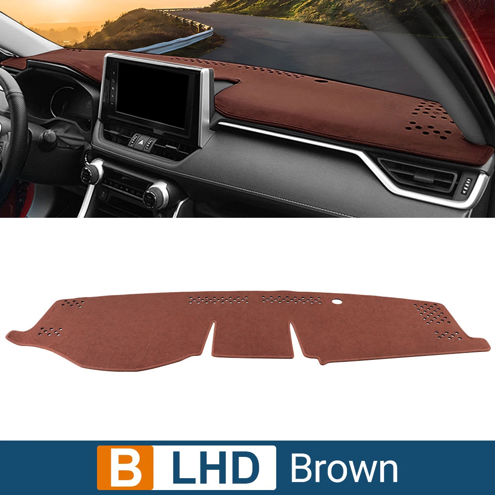 Car Dashboard Mat Sun Shade Instrument Desk Cover Accessories For Toyota RAV4 XA50 2019 2020 2021 2022 2023 2024 2025 Hybrid