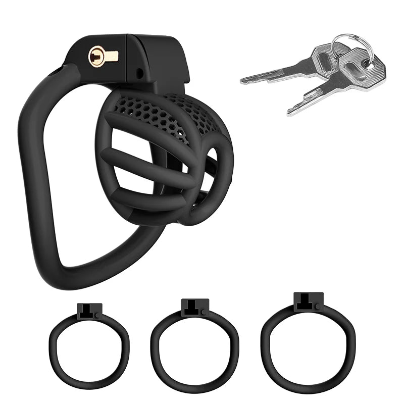 Chastity Cage Male Cock Cage Adjustable Penis Ring Slave Bondage Chastity Lock Sissy Gay Chastity Devices Sex Toys For Men Gay