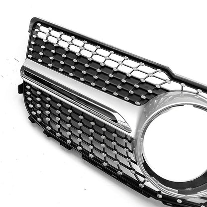 2013 To 2015 for Mercedes-Benz GLK Class X204 GLK260 GLK300 GLK350 Front Bumper Grille Racing Grill Hood Mesh Diamond Style Grid