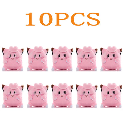 10pcs Pokemon Official Plush Toy - Charmander, Squirtle, Pikachu Plush, Bulbasaur Stuffed Animal Toy, Pokemon Doll Birthday Gift
