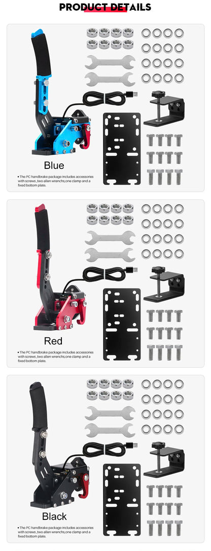 Sim Rui to Pc Handbrake Simracing Hand Brake Sim Racing Cockpit Usb Brakes Drift Game Steering Wheel Lever Simulator