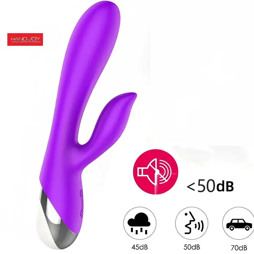 Rabbit Vibrator for Women USB Rechargeable G Spot Dildo Vibrator Clitoris Stimulator Dual Stimulation Female Masturbator SexToy