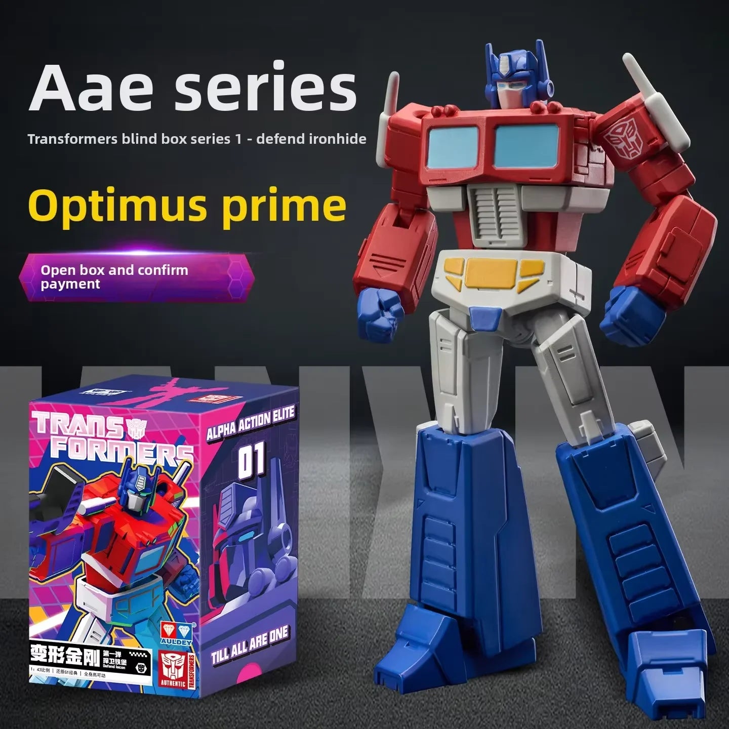 New Shockwave Transformers Toys G1 Classic Characters Collectible Grade Figure Blind Box AULEDY Optimus Prime Fun Anime Gifts