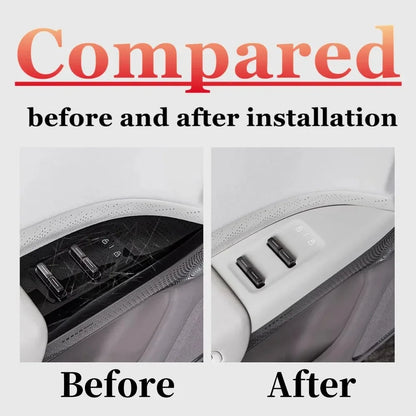 Car Window Switch Control Panel for ZEEKR 7X Interior Accessories 2024 2025 2026 for Left Hand Drive