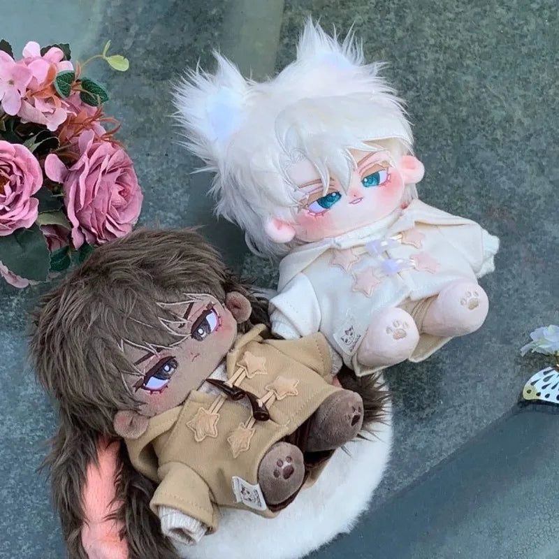 Original Anastasia 20cm Cotton Doll Plush Stuffed Toy Animal Ear Anime Fandom Peripheral For Adult Collection Game Fans