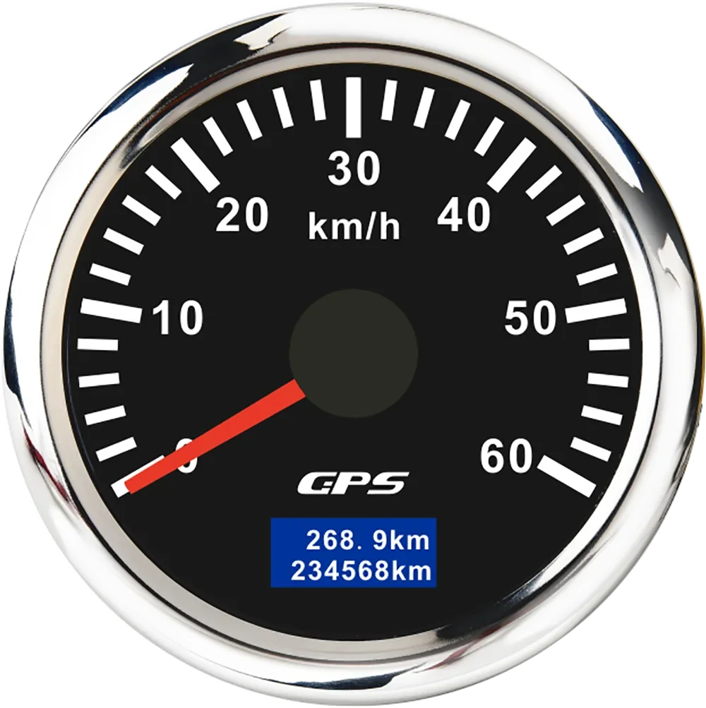 30/60/80/120/200 Km/h GPS Speedometer 52MM Car Truck Speed Gauge Meter With GPS Antenna With 7 Color Backlight 9-32V