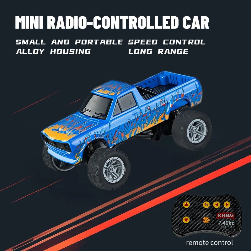 Top RC Car MINI Alloy 1/64 Remote Control Car Convenient to Carry 60 Minutes of Work Time Children's Gifts Electronic Toys