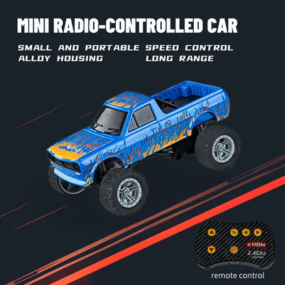 Top RC Car MINI Alloy 1/64 Remote Control Car Convenient to Carry 60 Minutes of Work Time Children's Gifts Electronic Toys