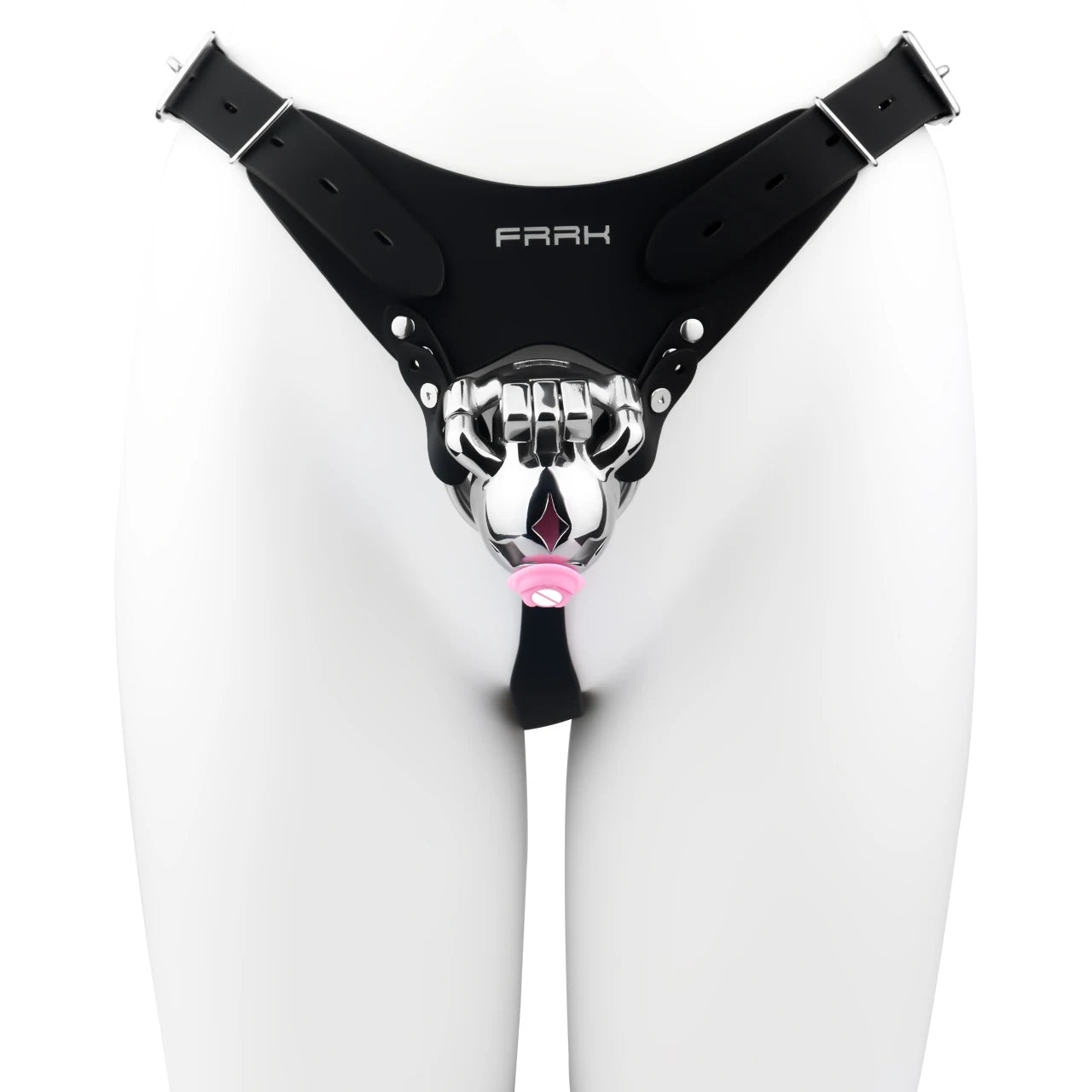 FRRK Meteor Small Mouth Sissies Male Chastity Cage Detachable Silicone Urethral Catheter Adult BDSM Belt SM Sex Tooys For Man