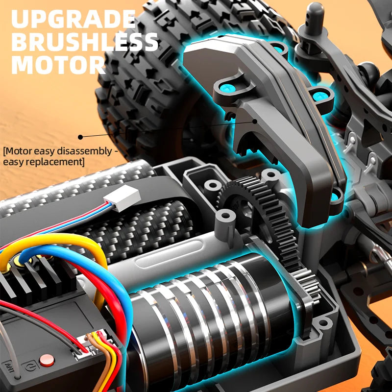New SG118 1:18 High Speed Drift Racing 60KM/H Or 35KM/H Brushless Motor 4WD RC Car LED Lights Off Road Cars Toys for Kid Gifts