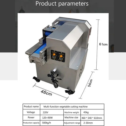 PBOBP Vegetable Shredder Electric Chopper Multi-function Food Cutter Dumpling Stuffing Ginger Garlic Chili/Meat Stuffing Machine