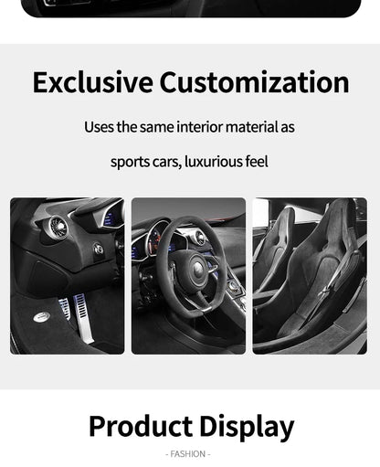 For BMW F30 F32 F34 Center Console Dashboard and Instrument Panel Trim Sticker Car Interior Tuning Accessorie Made of Alcantara