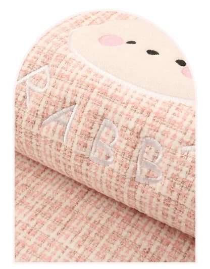 Bear Plush Seat Cushion Cover Universal Skin-Friendly Cute Soft Car Pillow Case Autumn Winter Decorative Seat Accessories