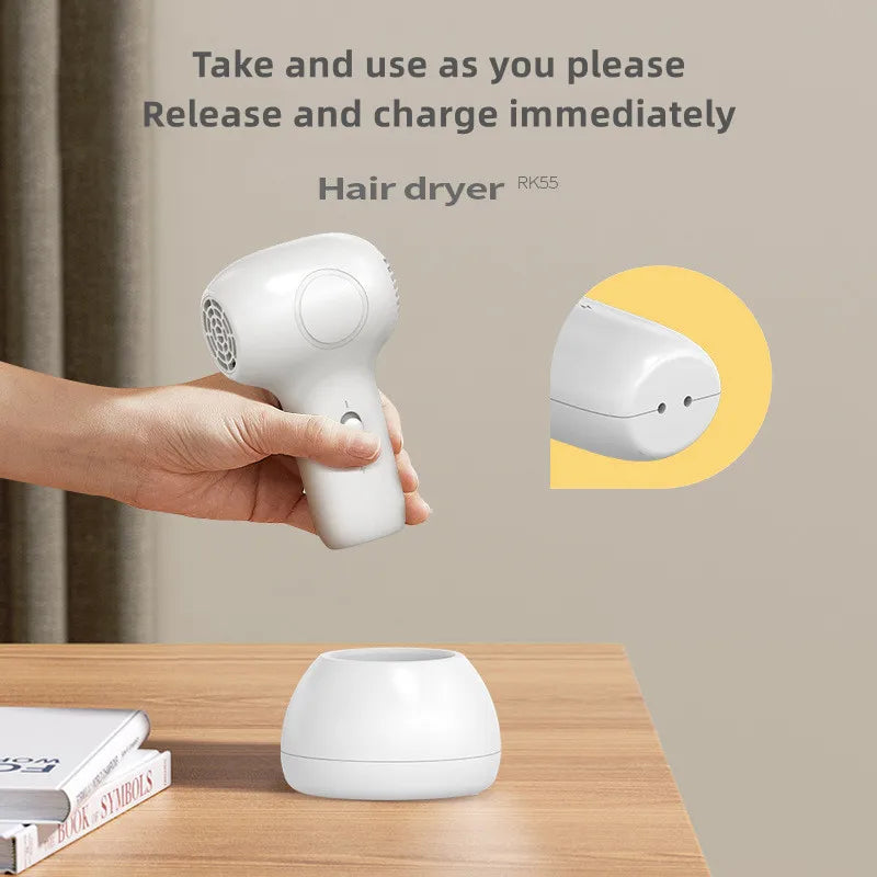 Baby Hair Dryer Wireless Small Universal Diffuser 60W Children's Silent Thermostatic Blowing Convenient Quiet For Infants Butt