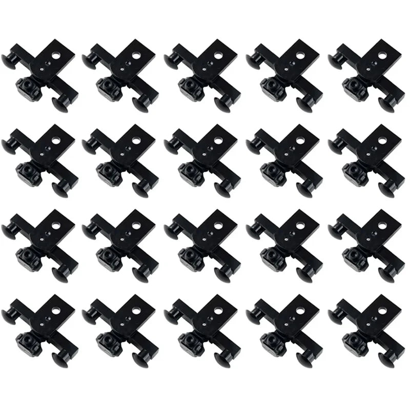 20PCS/Set Train Magnet Buffer Connectors Building Blocks Parts Magnetic Carriage Coupler Assembly MOC Bricks Toys Accessories