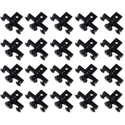 20PCS/Set Train Magnet Buffer Connectors Building Blocks Parts Magnetic Carriage Coupler Assembly MOC Bricks Toys Accessories