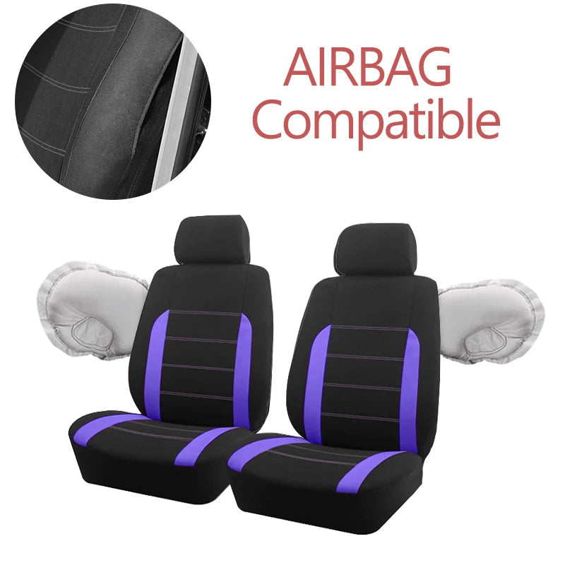 AUTOKING Universal Fabric Car Seat Covers Fit For Most Car SUV Truck Van Car Accessories Interior Seat Covers Car