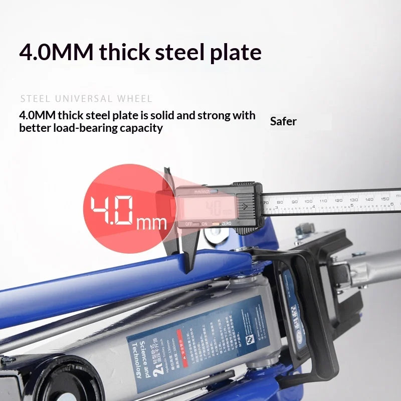Car Rescue Tools Lifting Hydraulic Jockey Jack Pneumatic Lift Small Portable Car Floor Jack Heavy Duty Quick Lift Emergency