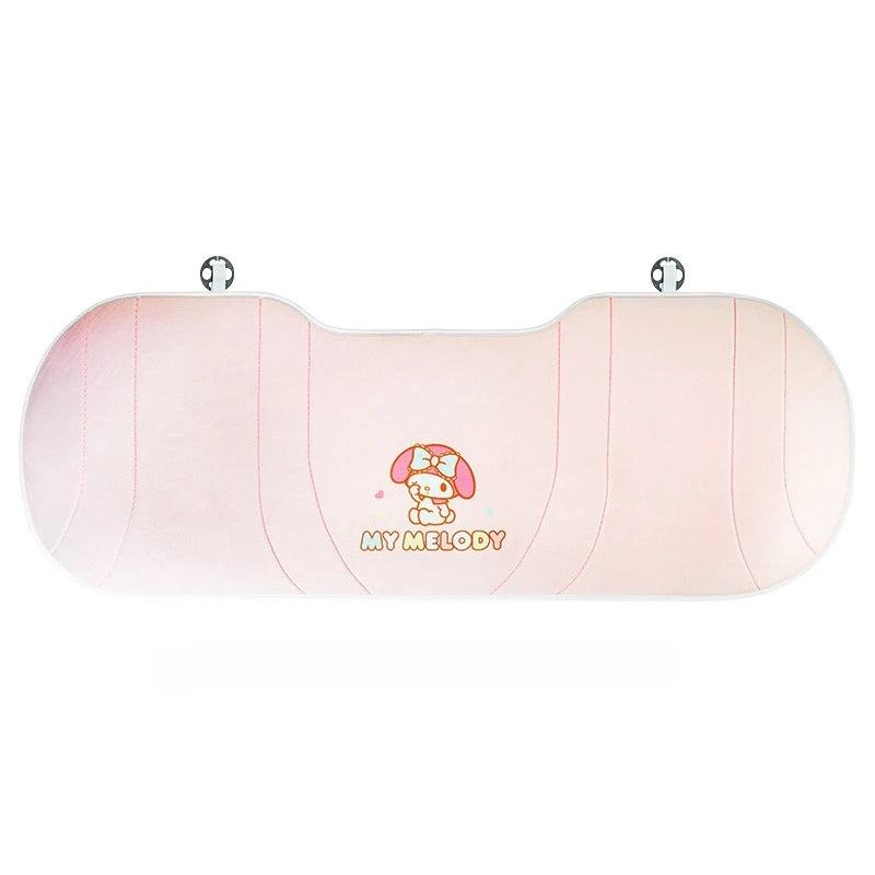 My Melody Car Seat Cushion Sweat Absorbing Plush Women's Cute Cartoon Pillow Comfortable Soft Cushion for Vehicle Seat