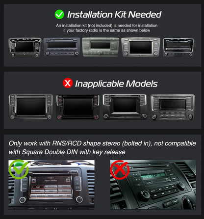 9" Android 15 4+64Gb for Vw Golf Mk5 Mk6 Passat Polo Touran Tiguan Caddy Car Stereo Radio Wifi Carplay Gps Navi Fm Bt+Dvr&Ahd