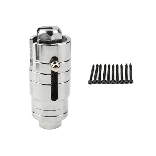 Silver Lock Cylinder Removal Puller Locksmith Tools With 10 Pcs Screws Disassembly Tools