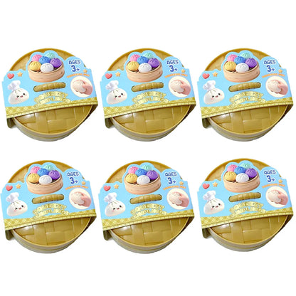 Hot Glitter Dumpling Squishy with Box Dumplings Sensory Squeeze Toy for Stress Relief Fans Gifts