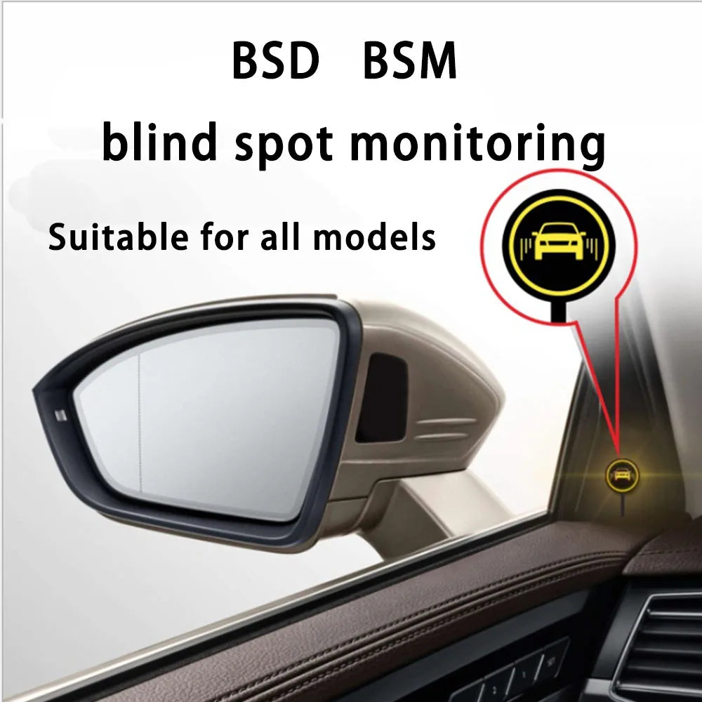 BSD Blind Spot Detection System 24Ghz Millimeter Wave Radar Change Lane Safer BSM Blind Spot Monitoring Assistant Safety Driving