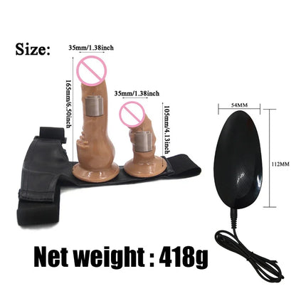 Strap On Big Dildo Vibrator Strapon Ultra Elastic Harness Belt  Adult Sex Toys For Woman Lesbian Double Penis Realistic Dildos