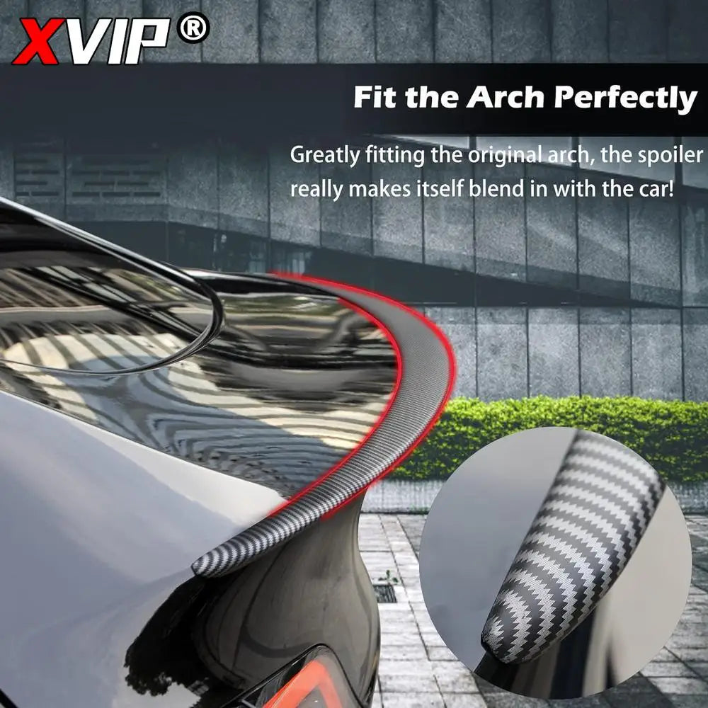 XVIP Rear Trunk Spoiler For Tesla Model Y 21-24 For Model 3 17-23 Highland 2024 Carbon Fiber ABS Wing Car Exterior Accessories