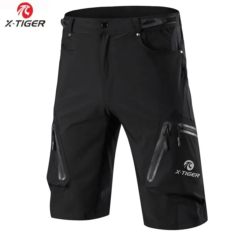 X-TIGER Men's Casual Cargo Shorts Multi-Pocket Outdoor Hiking Work Pants Summer Sports Shorts Motorcycle Riding Shorts