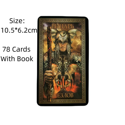 Russian Tarot Cards Deck Visions Divination Edition Board ТАРО ГРАНД ЛЮКС Playing Games With Paper Guidebook Wholesale