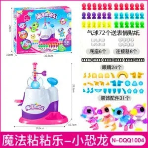 DIY Fun Balloon Inflator oonies Creative Handicraft Inflating Machine for Boys Girls Assembled Bobo Sticky Toys anti-stress toy