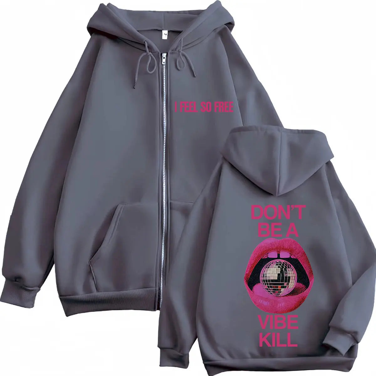 Madonna I Feel So Free Album Tour 2026 Graphic Zipper Hoodie Men Women Fashion Loose Casual Aesthetic Trend Winter Zip Up Jacket