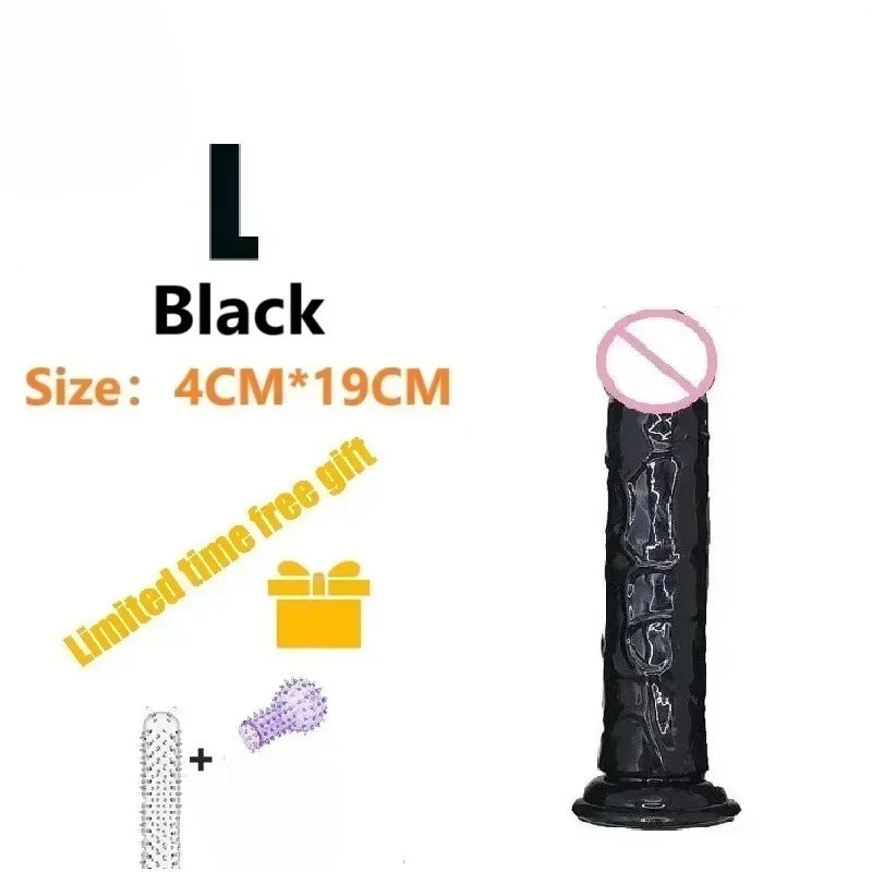 Dildos Sex Toys Dick Cheap Soft Female Vagina Clitoris Anal Masturbators Penis with Suction Cup 5 Colors Consolador Dildo Gode