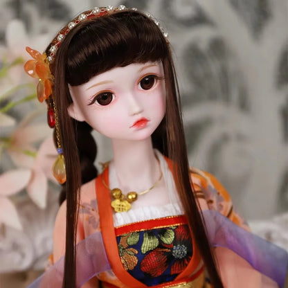 Special Price DBS Doll 1/3 BJD Mechanical Joint Body With Makeup Including Hair Eyes Clothes 62cm Height Girls Dream Fairy