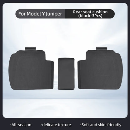 For Tesla Model Y Juniper/Model 3 Highland front and rear seat cushions,Seat cover,Car seat,protection pad Interior accessories