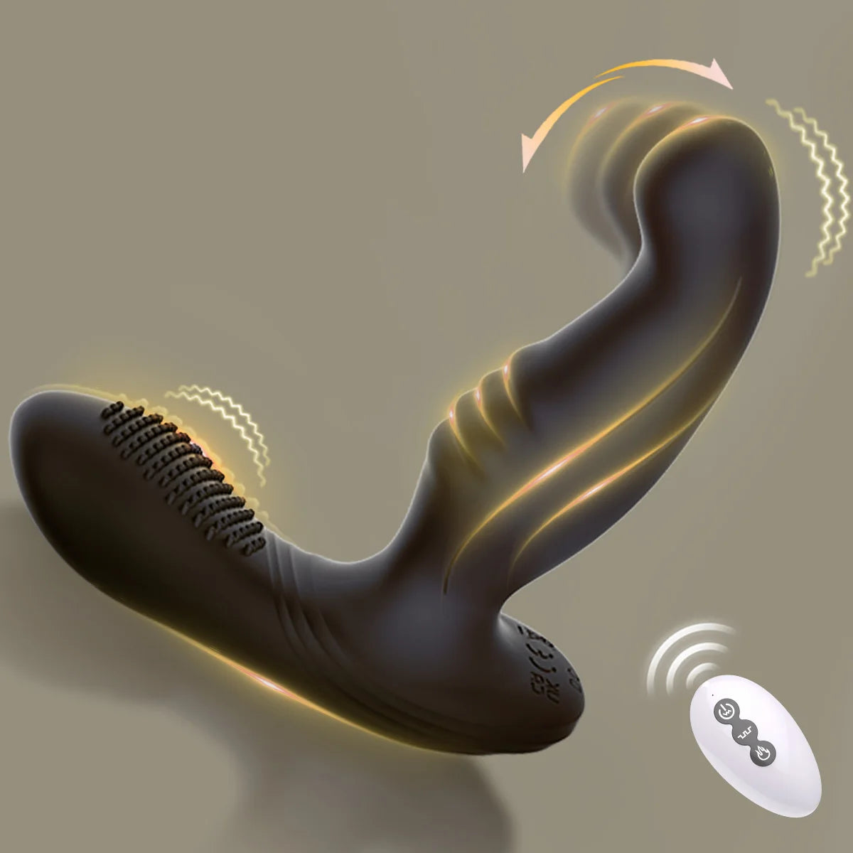 10 Wiggling Anal Plug Butt Plug Prostate Massager Male Sex Toys for Men Sex Toy Anal Vibrator Adult Toys Anal Dildo for Couples