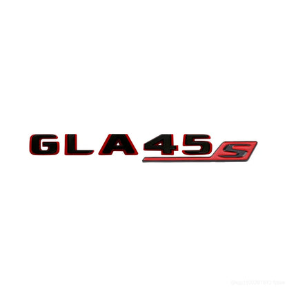 2024 New style Two tone Letters Numbers GLA35 GLA45 GLA45S Turbo 4matic+ for Car Fender Trunk Rear X156 Sticke