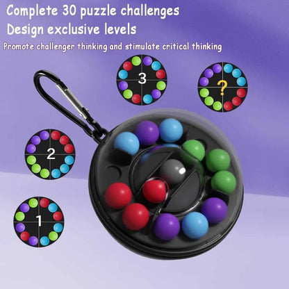 Children Rotating Magic Bead Puzzle Ball Clearance Toy Fun Logical Thinking Challenges Intellectual Game Education Strategy Toy