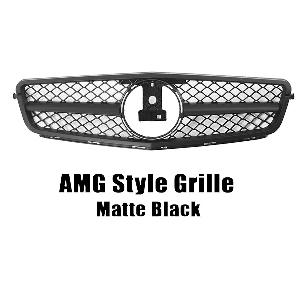 XVIP For Mercedes W204 Grille Benz C-Class C204 S204 2007-2014 C180 C200 C250 C300 C350 Diamond AMG GT Style Front Bumper Grille