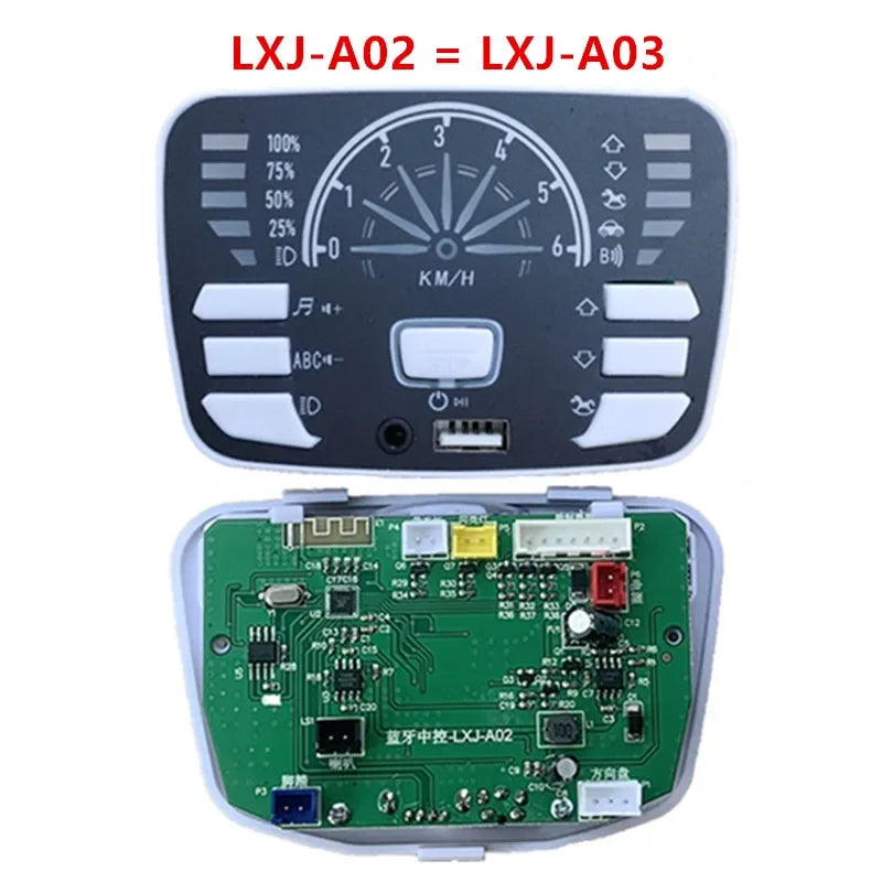 Multi-functional children ride-on electric vehicle controller 12V, JR1844N central controller for baby car
