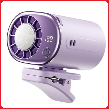 USB Backseat Cooling Fan 360° Rotation Car Clip Cooler Fan 199 Speeds Adjustable for Infant Kids Dogs Summer Road Trips