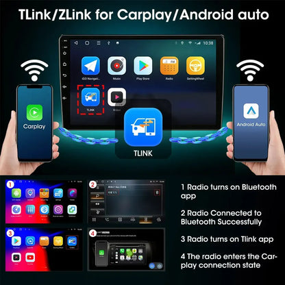 Android 16 QLED Car Radio For Mitsubishi Pajero 4 V80 V90 2006-2024 Autoradio Multimedia Player GPS For Carplay Android Auto bt